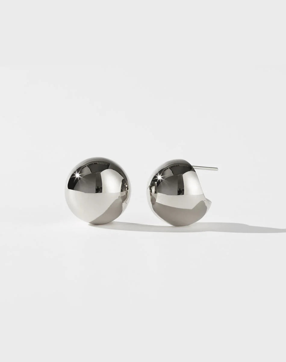 Orb Earrings in Silver