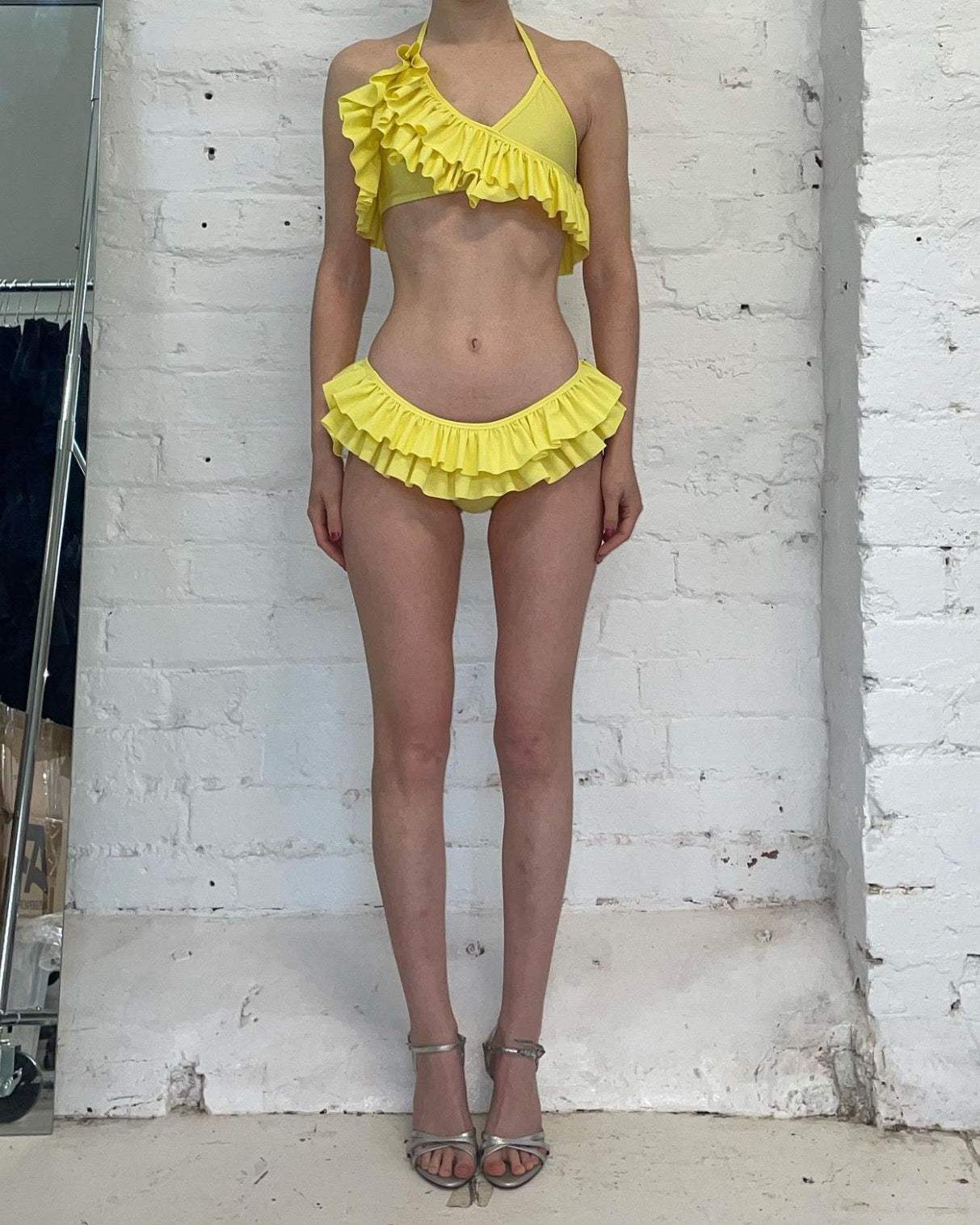 Ruffle Bikini Top Lemon - That Looks